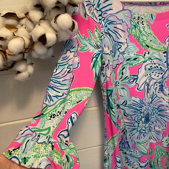 Lilly Pulitzer Sophie ruffle sleeve dress size small - Picture 4 of 8